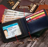 Canvas and leather wallet key chain pen, personalized with free size (12cm x 15cm), textured net pattern, 2 compartments, India origin