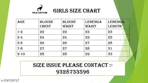 South Indian traditional cotton silk lehenga choli with woven design, short sleeves and floral buttas for girls aged 12-8 years, made from best quality Indian silk