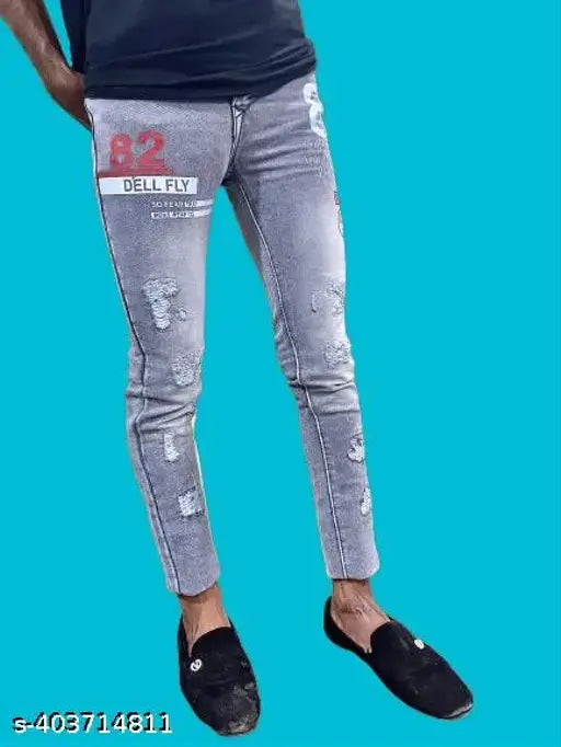 Solid denim Hardlegends jeans, pack of 1 for men. Made in India, sizes 24, 26, and 28