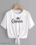 Cotton blend women's and girls unique printed t-shirt combo pack2, trendy short sleeves