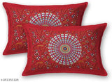 Maroon Jaipuri Print Cotton Double Bed Sheets - Luxurious and breathable, ideal for summer seasons
