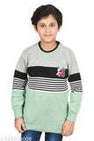 Multicolor wool pullover sweater for kids, colorblocked design, top-selling BLUSHH COLLECTION on Gillkart