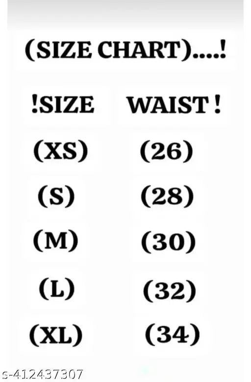 Pretty women's pants with lace detail, size chart available, waist belt feature
