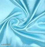 12m Net +3m Sky Satin Unstitched Fabric lengha Material
