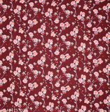 Luxurious maroon microfiber fitted bedsheets (90x90 inches), 2 pillow covers included for adult summer use, made in India