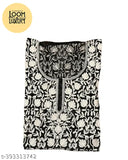Elegant black Georgette kurti with Kashmiri Aari embroidery, perfect for any occasion. Premium material, versatile styling, easy care." (96 characters)