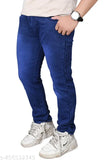 Look divine denim jeans for men in blue, slim fit