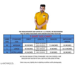 BlueFicus men's cotton blend short sleeve t-shirt with mustard yello chest printing, glamorous design from India