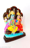 Handcrafted poly resin Chaturbahu Vishnu statue, size 13*10*3 cm, perfect for puja gifts or home decor