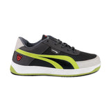 Richale Segastar black white and parrot green men's casual shoes - premium synthetic shoes with lace closure in UK/IND size 6, US size 7, EUR size 40