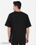 Cotton blend, three-quarter sleeve men's printed t-shirt, stylish and versatile