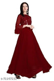 Embellished Georgette ISHAkurti blouse, three-quarter sleeves, Indian traditional fashion
