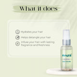 Transparent water-based unisex perfume, alcohol free, paraben free - Amphil Beauty Mirage with energizing bergamot & lemon scent