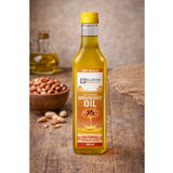 Surya Ganth Cold Pressed Groundnut Oil (Natural Sedimentation) - Vegetarian liquid oil made with traditional herbal ingredients for external use only
