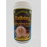 Greenfield's Talbina Gold roasted barley with trimmed dry fruit (250GM) - Traditional health food with almonds, dates, cashews, pistachios, cardamom, cinnamon, solid milk, vanilla flavor in jar