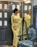 New Bollywood-inspired net embroidery Chikankari saree with Aari work, Indian handloom