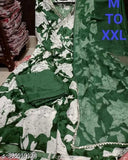 Foil print kameez and dupatta set