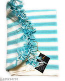 Bhagalpuri cotton striped top sheet for all seasons, soft and lightweight, ideal for AC rooms and baby-friendly