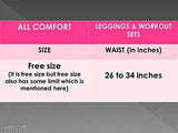 Cotton rib jegging tights leggings jogger pants combo pack - striped net women's activewear India