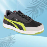 Richale Segastar black white and parrot green men's casual shoes - premium synthetic footwear in a luxurious color combo, perfect for modern fashion-forward wardrobes