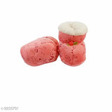 PinkPinKit unisex baby booties, fur sole, rubber-printed, closed back - India (Pack of 1)
