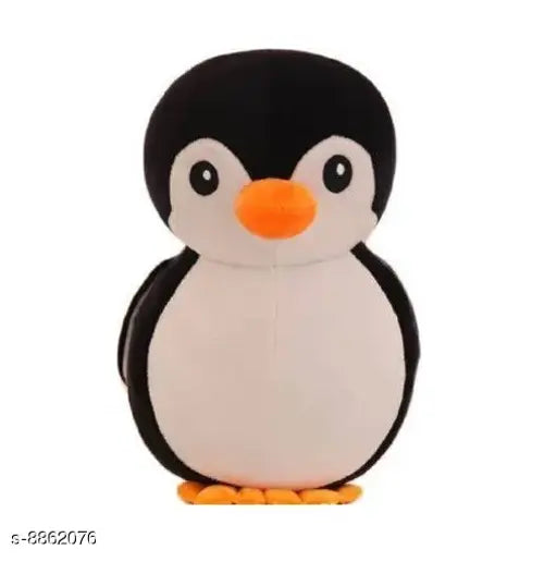 Black & blue Gking penguin soft toys (2pcs, 30cm), fabric net plush toys from India