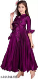 Silk blend embellished net frock for girls (1-2yrs, 3-4yrs), Indian princess wear