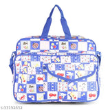Blue multipack children's backpacks: Durable fabric bags with zipper closure for kids, perfect baby bag for mom or diaper bag for boys & girls (India-made)