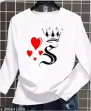 Polyester long sleeve S Crown Full T-shirt for kids (0-15 years), printed design