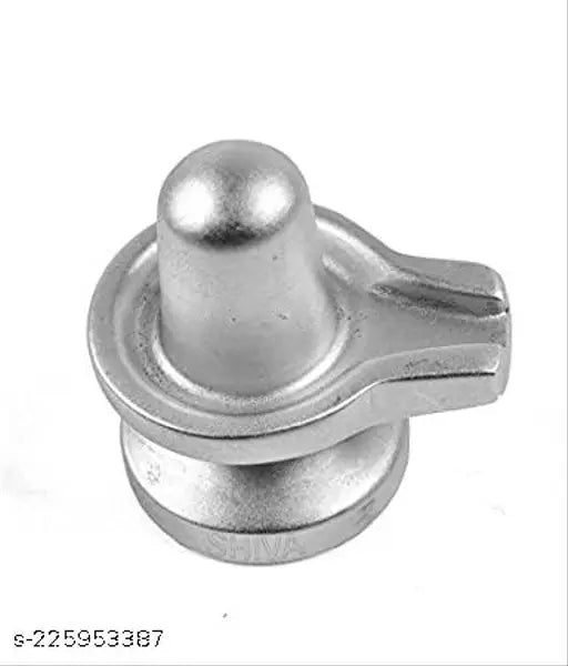 Metal Mercury Shivling, 32 gram thumb size from Sai Collection, ideal for temple worship during Shivratri Saawan Pooja