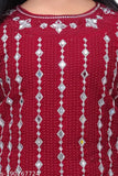 Georgette Kids Patiala Kurta Set with embroidered embellishments, ideal for ethnic wear