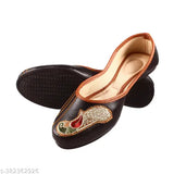 Synthetic leather embellished mules by Women Designing Bally, Indian sizes 5, 9, 10