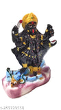 Multicolor Ashish Collection Kali Mata Devi Idol, 13cm resin spiritual figurine for pooja, decorative Indian handicraft