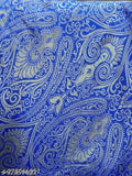 Velvet-stitched Banarasi Silk Anarkali Gown Dupatta Set - Embellished, short-sleeved Indian outfit for women