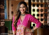 Rayon printed anarkali kurti, trendy and stylish for women's ethnic wear party gown. Single size options available from XXS to 7XL