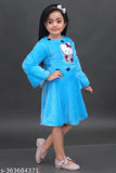 Soft polycotton self-design net sweater with long sleeves for girls (0-3 years), white and Jacquard pattern, front button closure - winter fashion essential