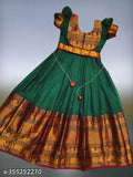 Silk party gown for girls, Jahee Solid Sleeve Dress, suitable for weddings & special occasions