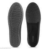 Synthetic memory foam bellies, stylish & comfortable dailywear casual ballet flats for all seasons, slip-on style