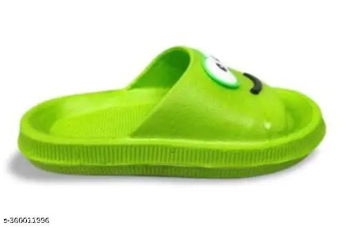 EVA indoor rubber slippers for kids, embellished net pattern, daily use (9-12M to 8Y), made in India