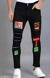 Denim men's funky jeans, modern style, lightweight, stretchable, breathable, India