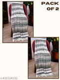White stripe cotton blanket