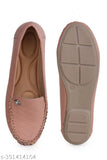 Synthetic leather boat shoes for women and girls, Indian traditional handcrafted design - comfortable and stylish bellies in various sizes (IND-3 to IND-8)