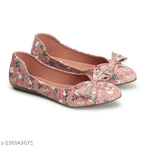 PU printed bellinas for women - stylish, comfortable, durable nx footwear for fashionable looks