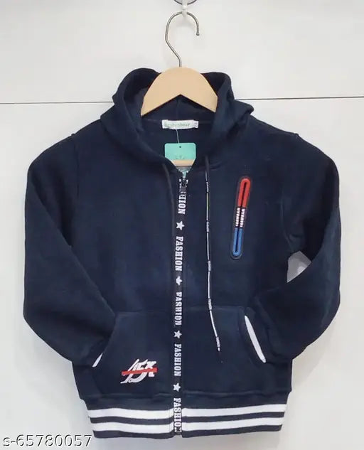 Boys Kids Sweat Shirt Woolen With Hood 4 Years to 9 Years