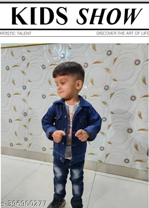 boys dark jacket kids wear
