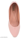 Synthetic old pink ballet flats - Indian origin, versatile casual wear