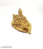 Metal Divya Shakti Kubera Deepam oil lamp, Indian god idol decorative showpiece for Lakshmi Kubera Pooja, 7cm x 4cm x 6.5cm size, used for financial growth and prosperity in Hindu rituals