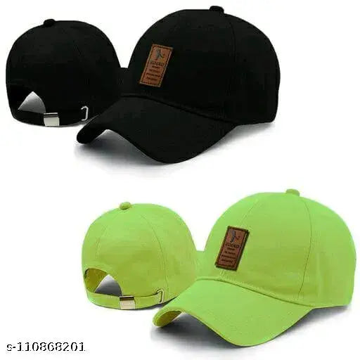 Cotton adjustable baseball cap, solid color for men and women, trending style for sports activities, made in India