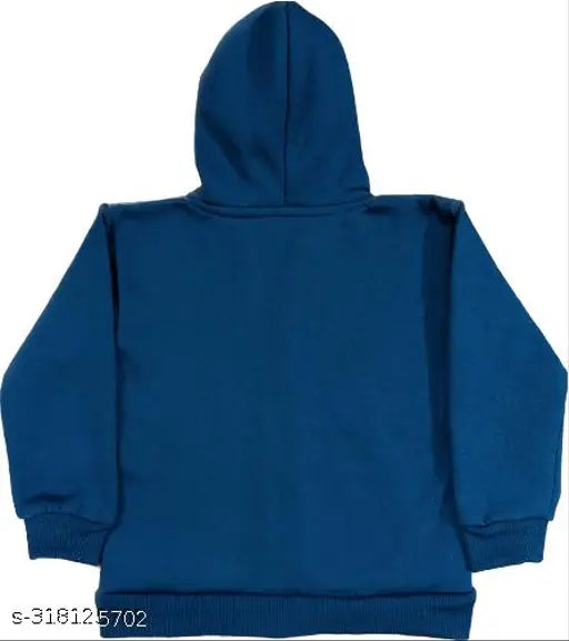 Dark navy hoodie with a drawstring hood