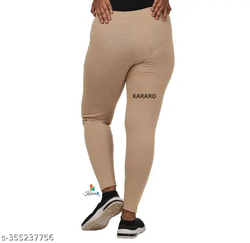 Stylish cotton blend jeggings (pack of 5), recycled OE fabric for affordability and comfort, trendy and lightweight women's jeggings, sizes 26-34, free size also available, made in India